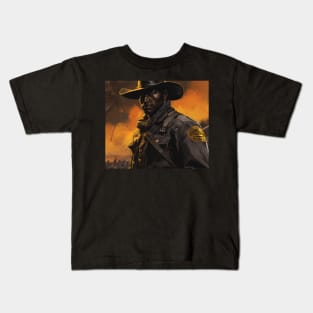 BUFFALO SOLDIERS - Solider Closeup Kids T-Shirt